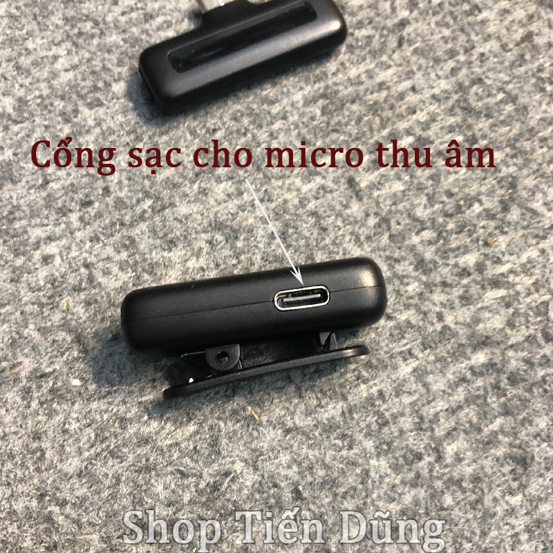 Micro cài áo không dây dành cho thu âm điện thoại NMC Audio NMC2811 chất lượng cao thu xa 30m và sóng 2.4g xiên tường