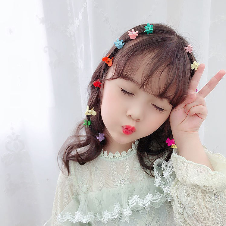 Sét 50 Kẹp Tóc Mini Nhiều Màu Dễ Thương