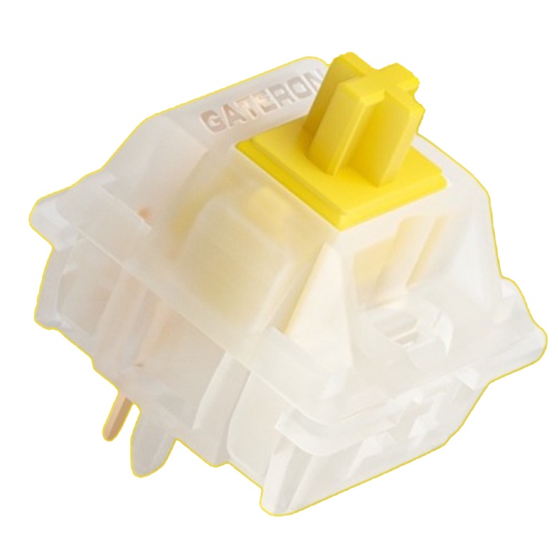 Switch bàn phím cơ Gateron Yellow Milky Pro Công tắc bàn phím chất lượng cao cho cảm giác gõ cực đầm