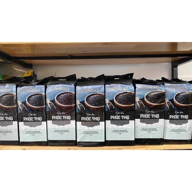 (Chính hãng) Gạo Lứt Đen Phúc Thọ - Vinaseed (1kg)