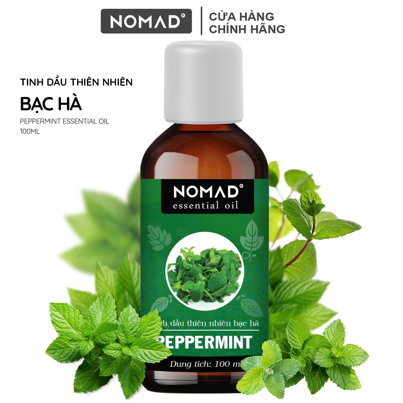 Tinh Dầu Bạc Hà Nguyên Chất Nomad Essential Oils Peppermint