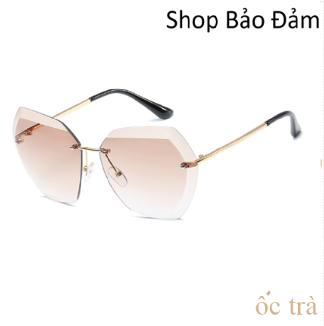 [HCM]kính lục giác xi ốc nâu trà