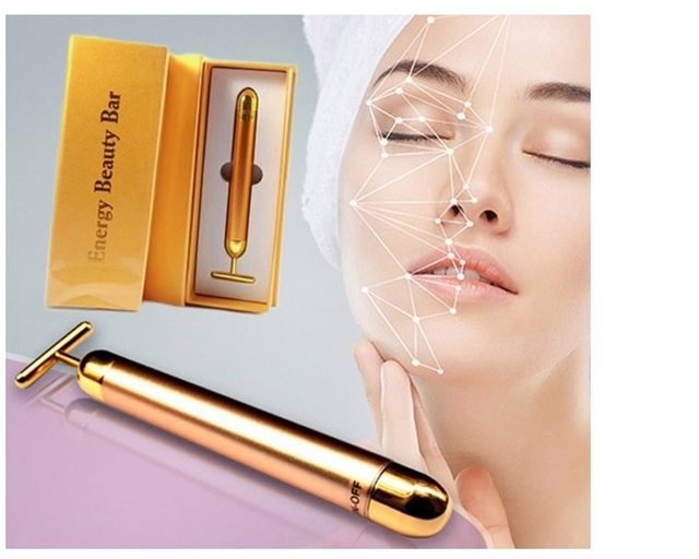 Máy massage mặt, cây massage mặt Energy Beauty Bar, đồ dùng massage mặt dạng chữ T