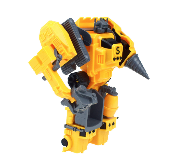 BỘ 5 XE CÔNG TRÌNH LẮP RÁP THÀNH ROBOT [ĐỒ CHƠI TRẺ EM]