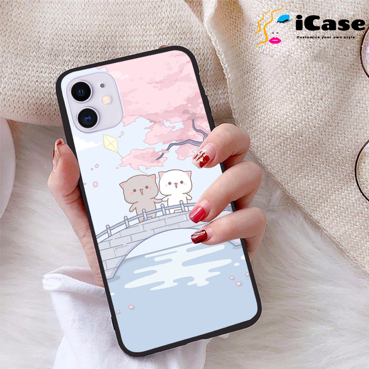Ốp lưng iphone 11 viền dẻo tpu bst kawai