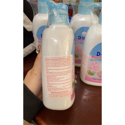 [Tem Đại Thịnh-Hàng Chuẩn] Nước Rửa Bình Sữa Dnee Chai 500ml Mild & Care