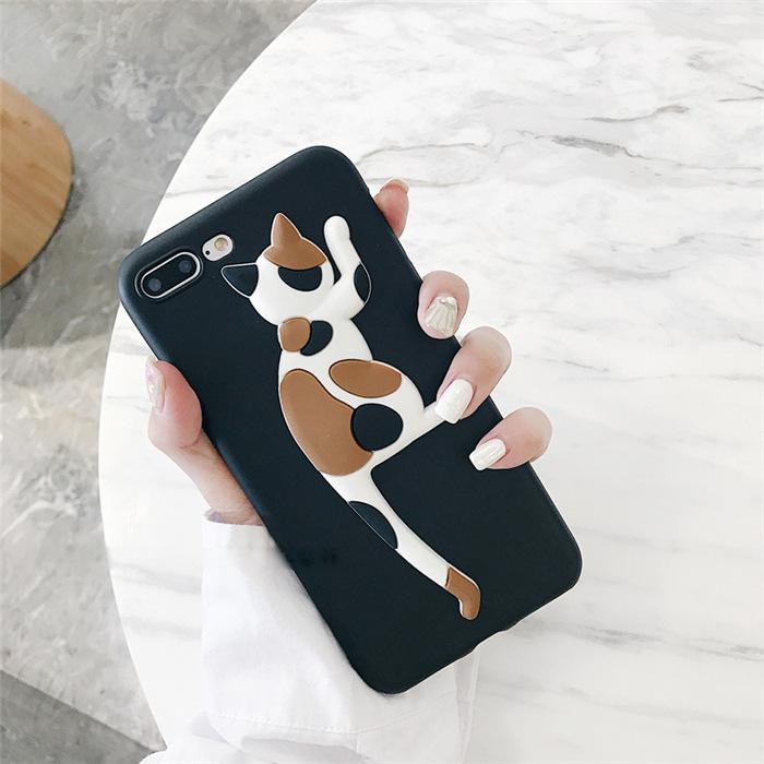 Ốp Lưng Dẻo Mèo Đuôi Dựng - Iphone 6, 6plus, 7, 7plus, 8, 8plus, X