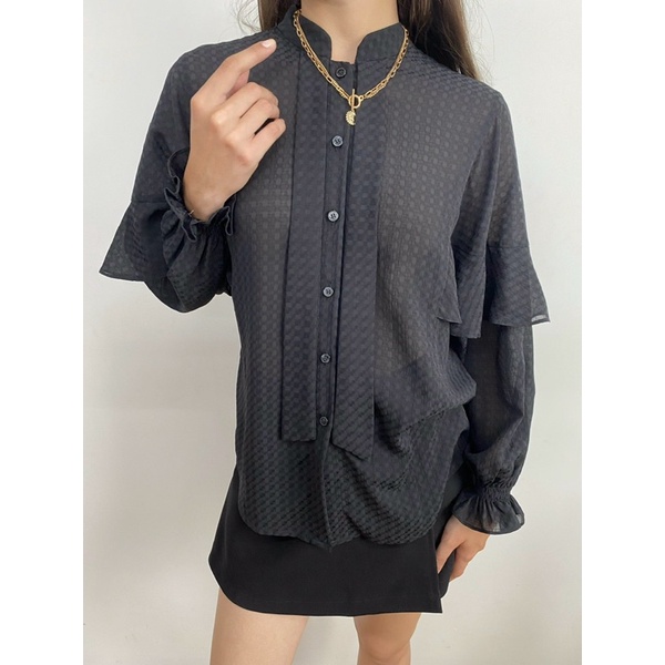 Áo sơ mi nữ SATHY tiểu thư cao cấp (BEEZY)