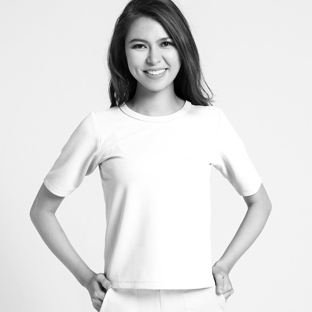 Áo Tshirt Hity TOP071 Phối Voan (Trắng Kim Cương)