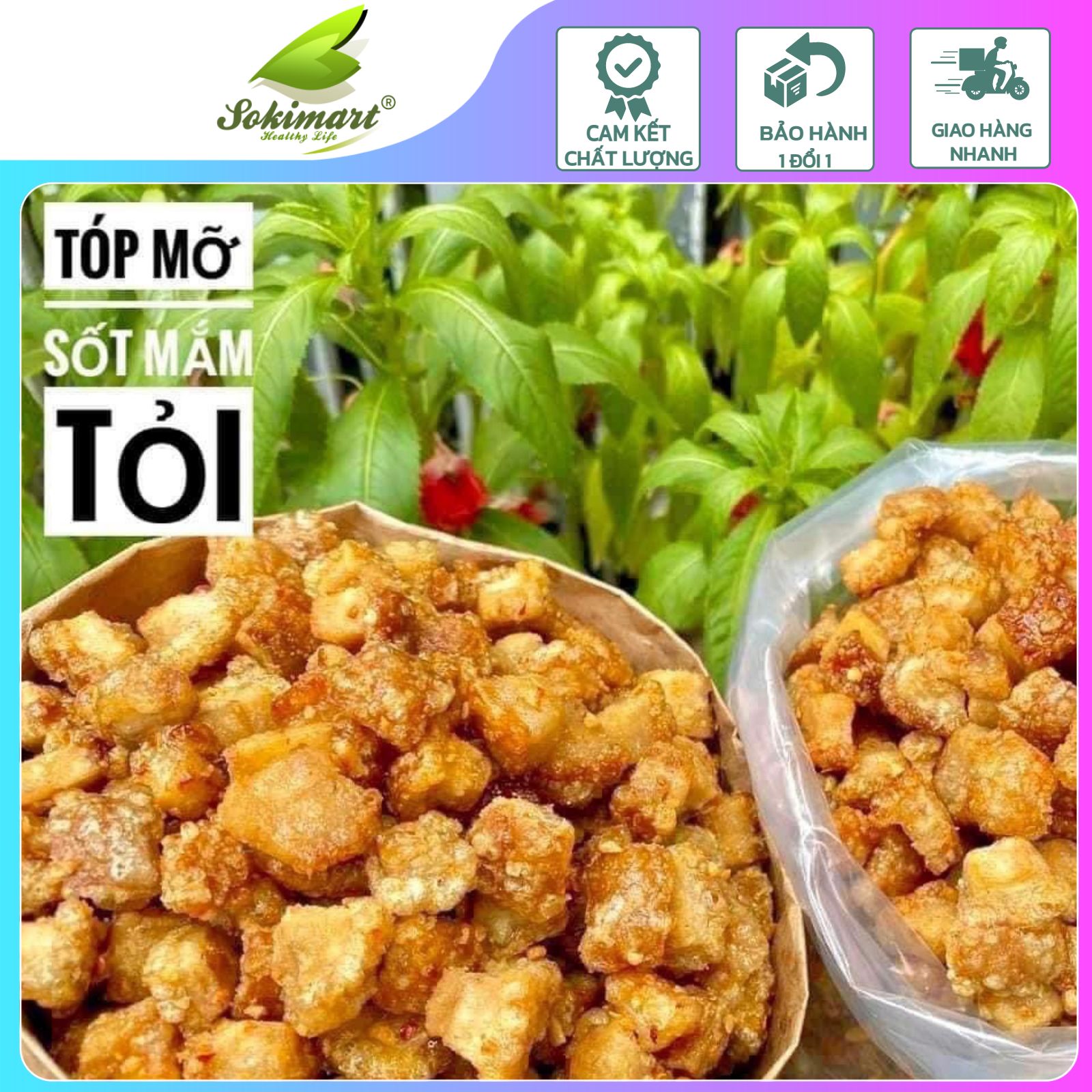 Tóp mỡ mắm hành - 200g