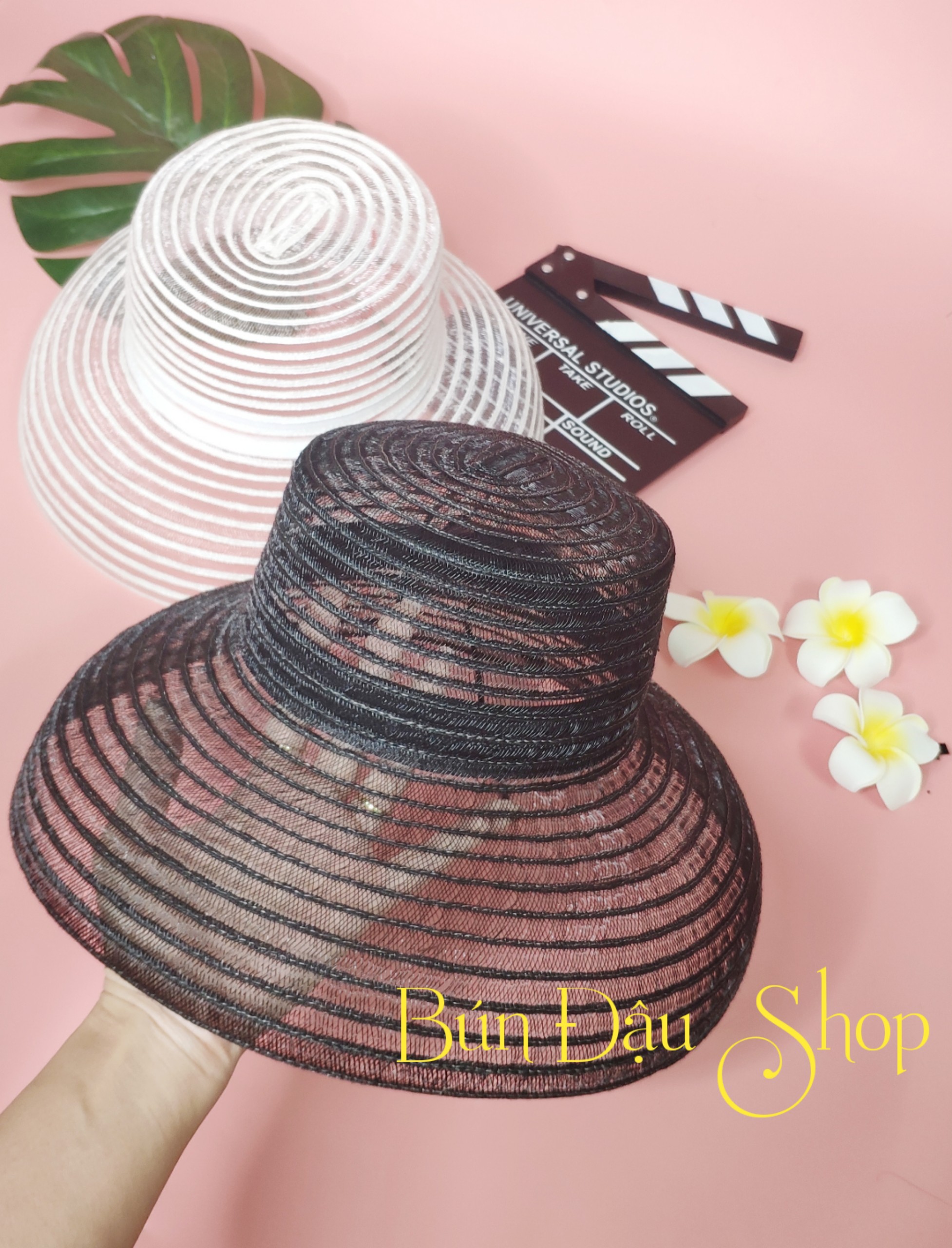 Mũ Lồng Đèn Lưới/ Mũ Chuông Lưới Thời Trang