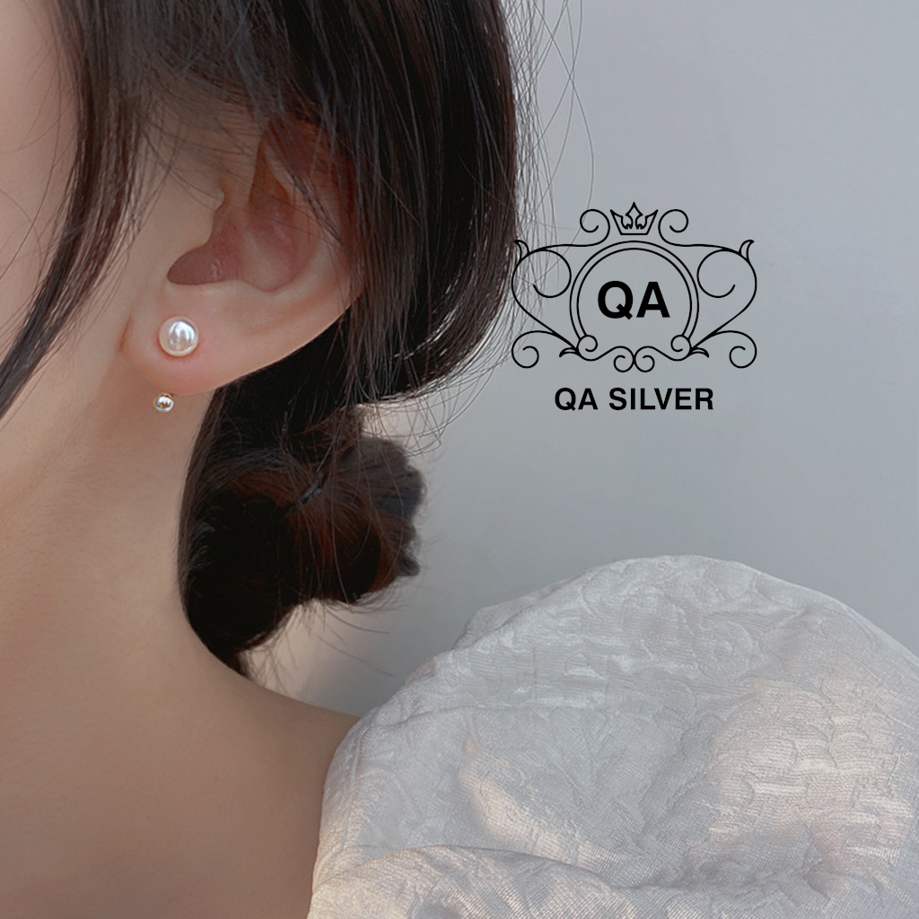 PEARL QA SILVER Earrings