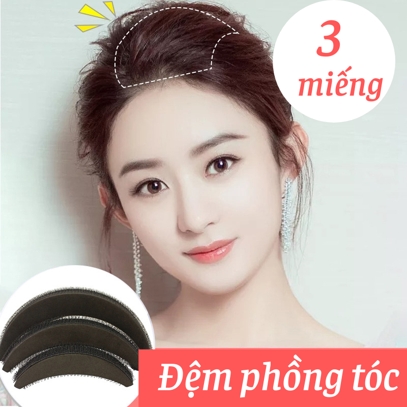 Combo 3 kẹp ĐỆM PHỒNG TÓC cực xinh - dễ dàng sử dụng
