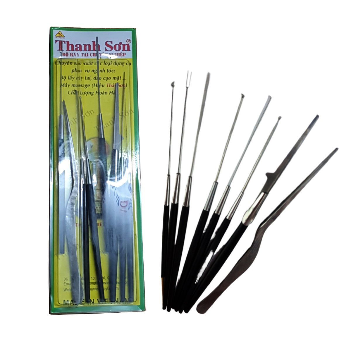 Bộ lấy ráy tai Thanh Sơn cao cấp . Thuận tiện sử dụng cho mọi người