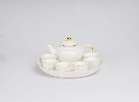 Bộ trà Minh Long 0.35L Jasmine IFP Chỉ Vàng
