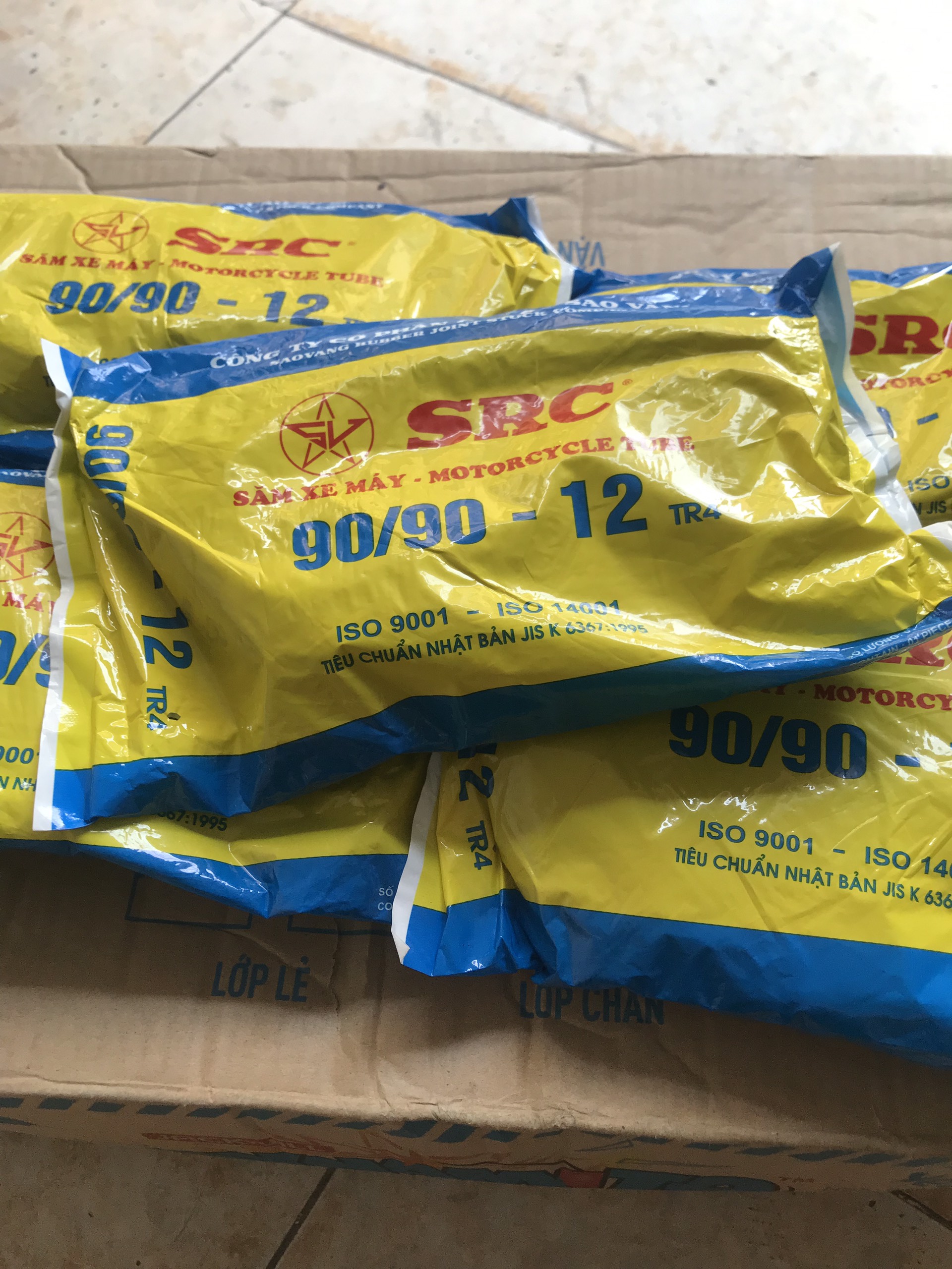 Ruột (săm xe rùa) size 90/90-12