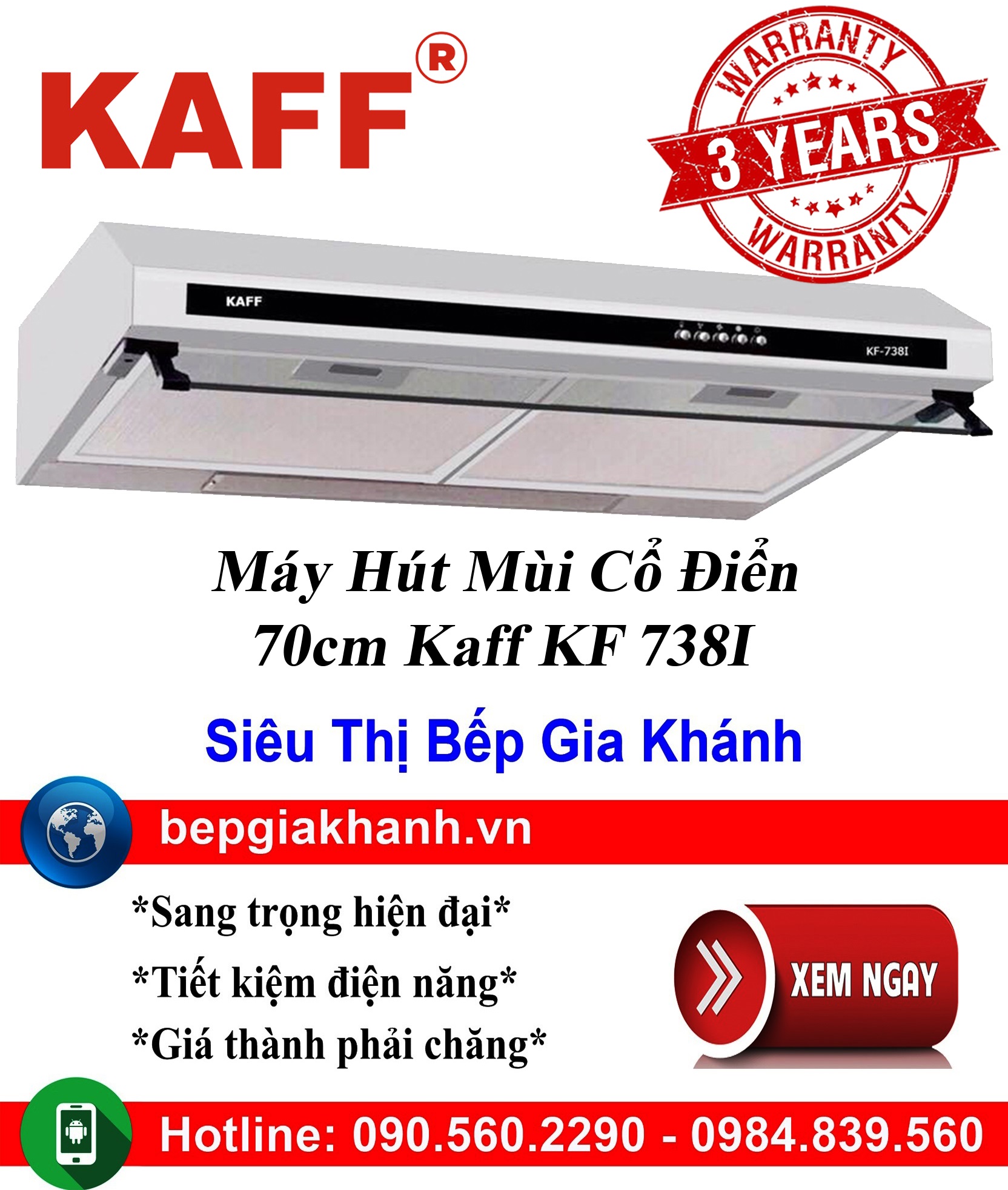 Máy hút mùi cổ điển 70cm Kaff KF 738I máy hút mùi nhà bếp máy hút mùi bếp máy hút mùi kính cong máy hút mùi canzy máy hút mùi mini máy hút mùi âm trần máy hút mùi electrolux may hut mui nha bep may hut mui
