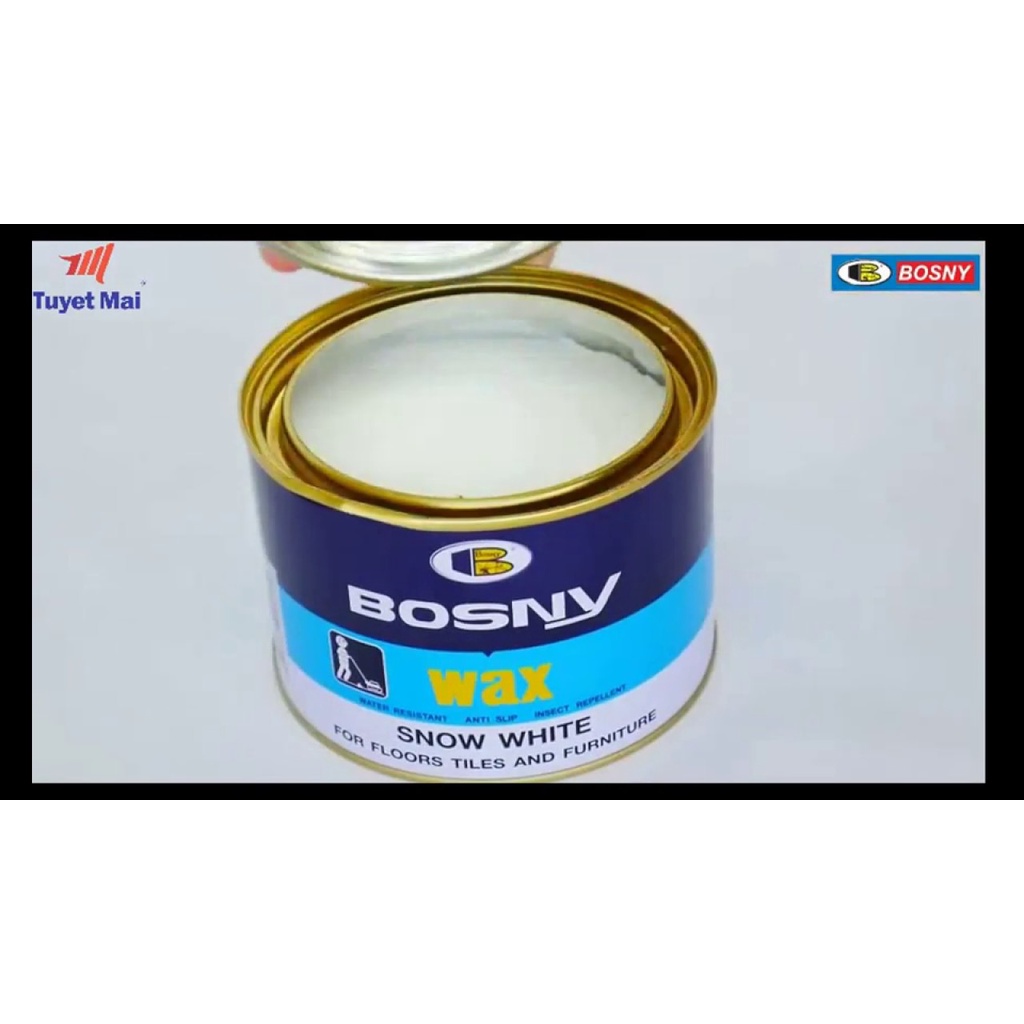 [NT] Sáp đánh bóng sàn gỗ floor wax 800g (Bosny B225)