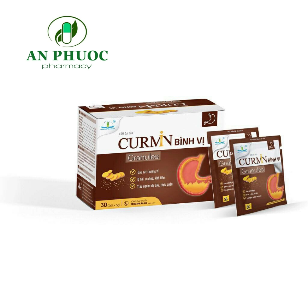 [HCM](CHÍNH HÃNG) CỐM DẠ DÀY CURMIN BÌNH VỊ 30 GÓI