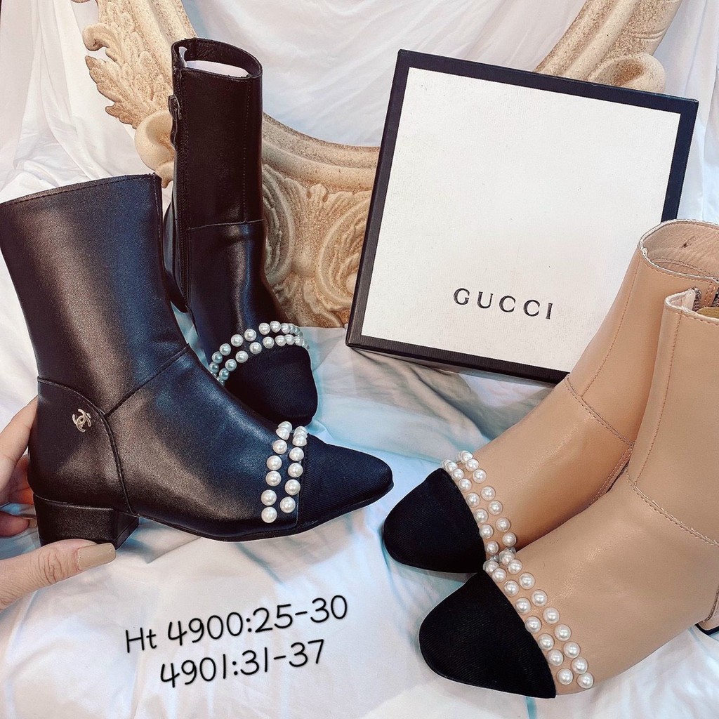 [HCM]Boot Da Sang Chảnh Xịn Xò Cho Bé Gái
