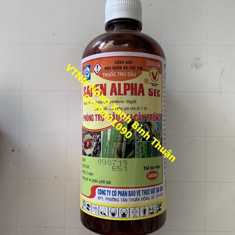 SAPEN ALPHA 5EC Trừ Sâu Cuốn lá, Bọ Xít Hôi, Sâu Hồng