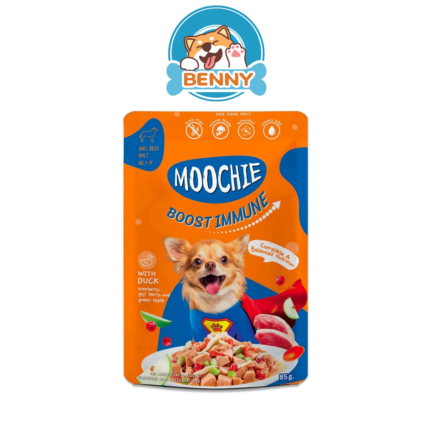 Pate Chó Moochie Dành Cho Mọi Lứa Tuổi 85G - Thái Lan