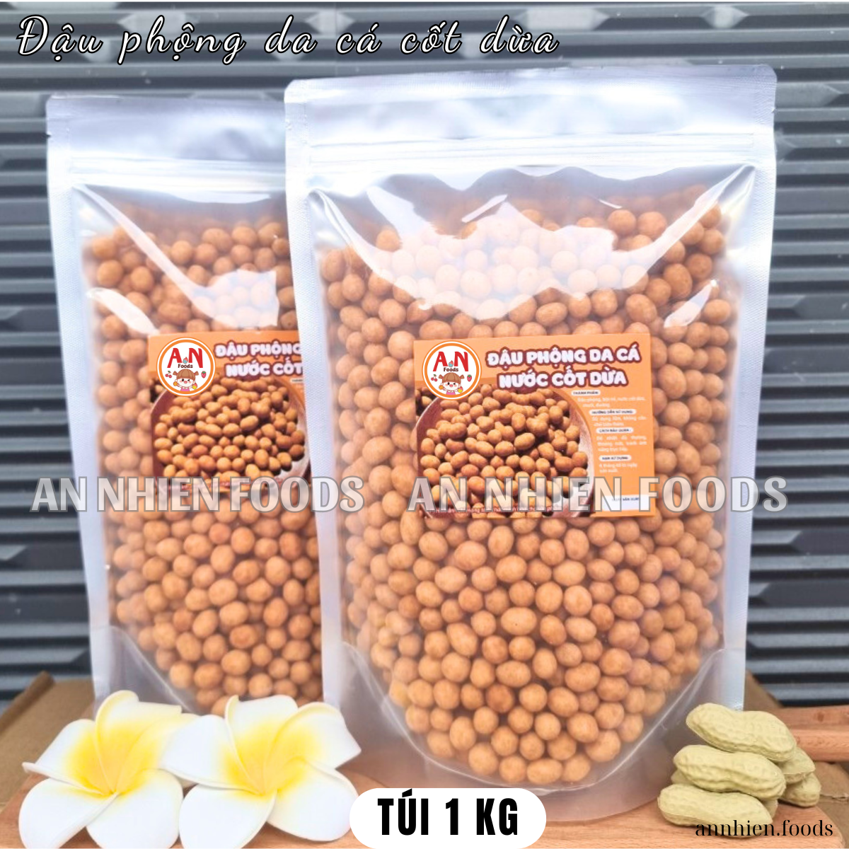 Đậu da cá cốt dừa (có video) {Khối lượng tịnh, không tính bao bì}