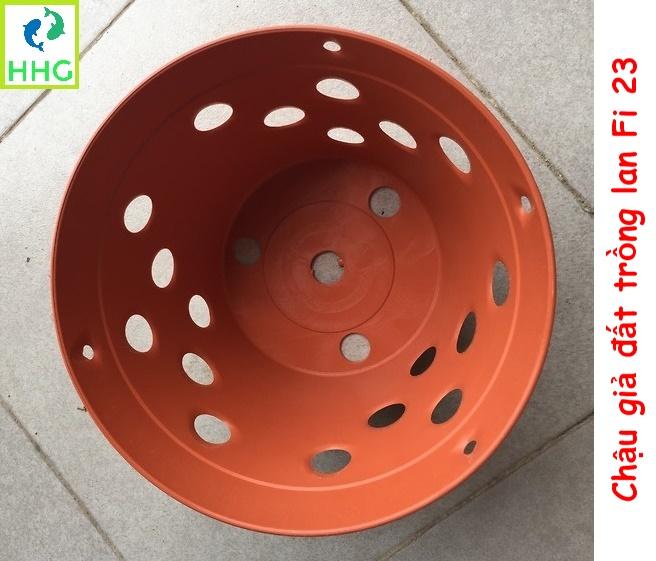 5 chậu giả đất trồng lan Fi 23