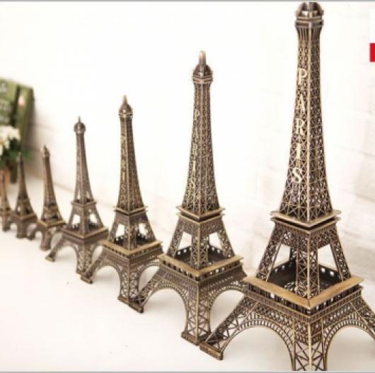 Mô hình tháp Eiffel hợp kim không gỉ 18cm