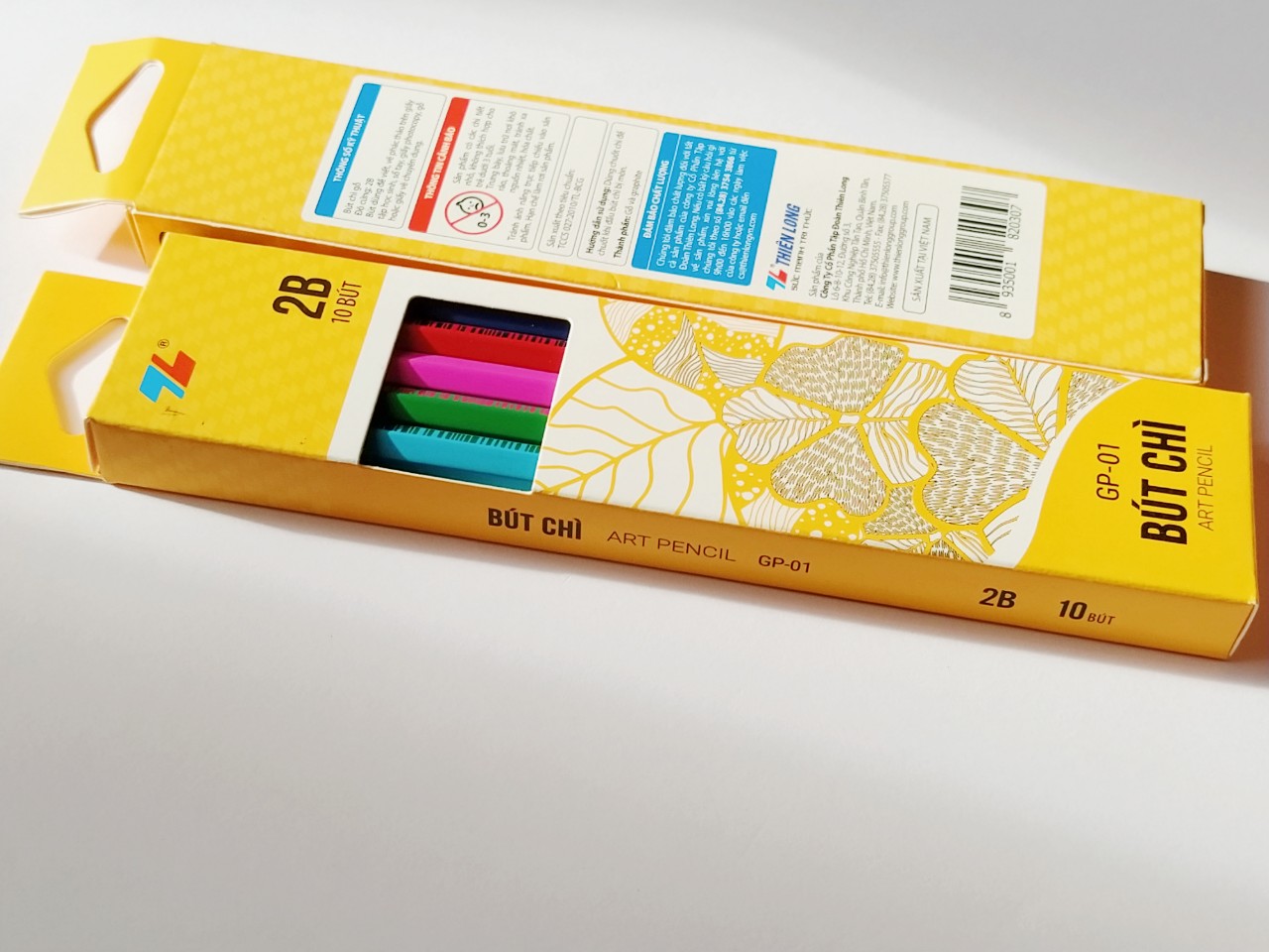 Chì 2B Thiên Long -Hộp 10 cây