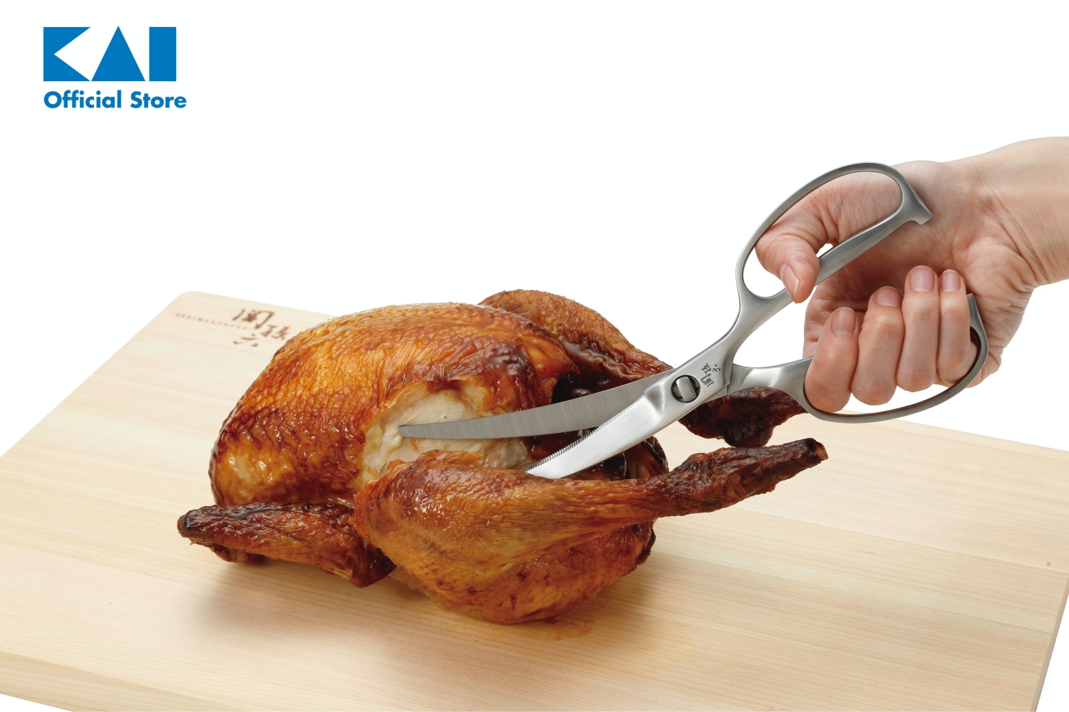 Kéo cắt gà cao cấp Nhật KAI lưỡi cong DH3346