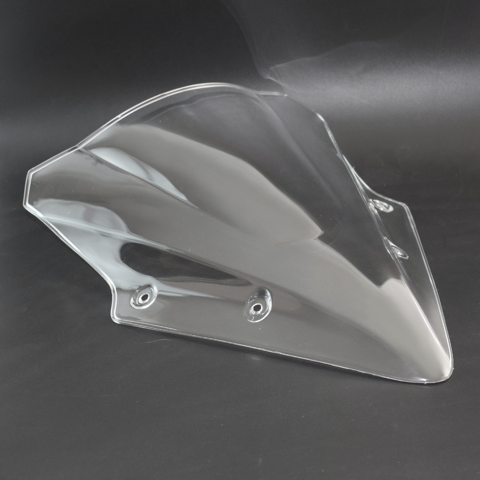 Motorcycle Parts Double Bubble Front Windscreen Windshield Visor Screen Fly Shield Wind Deflector Cover ABS Plastic For KAWASAKI Ninja 650 650R EX 650 F EX650 ER6F ER-6F 2017 2018 2019 P/N 39154-0352