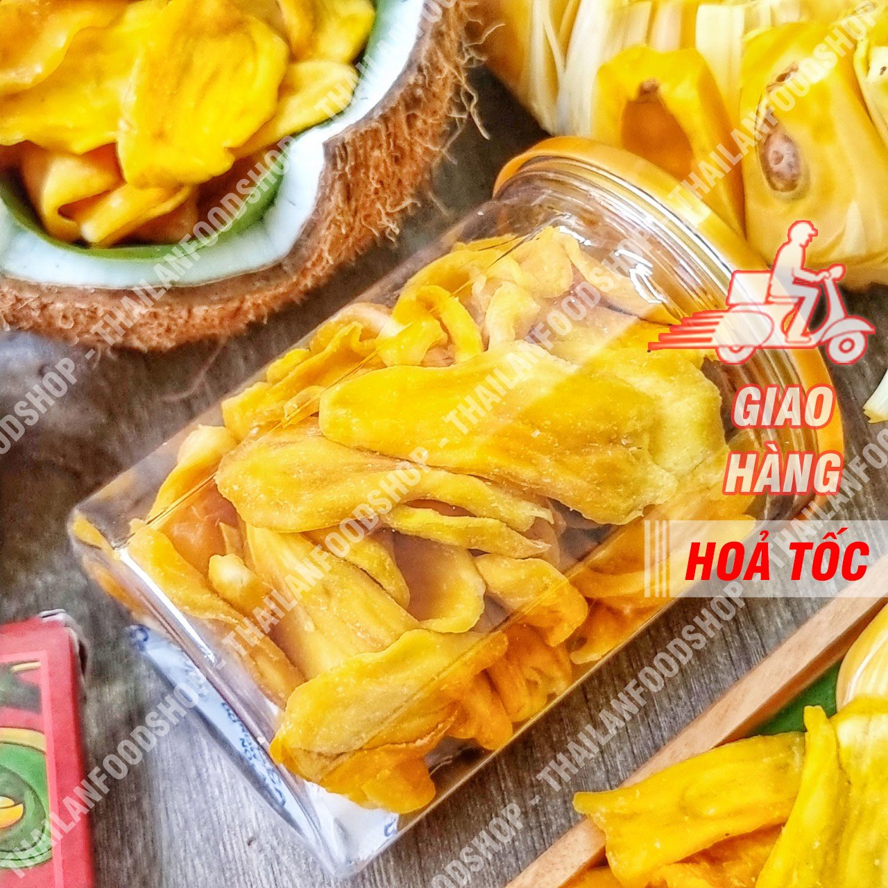 Mít Sấy Dẻo Không Đường Lon 300Gram