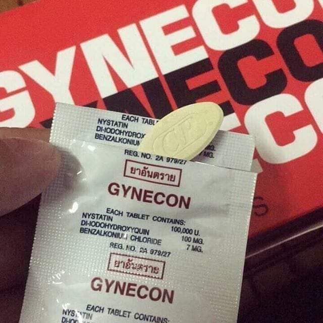 Combo 5 vỉ Viên đặt Phụ Khoa GYNECON Thái Lan