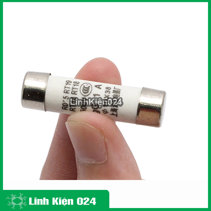 Hộp 20 Cầu Chì Sứ 10x38mm (Xịn)