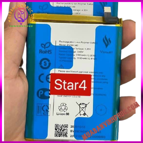 Battery vsmart Star 4/bvsm-340, capacity 3530mAh/warranty 12 months-mbvp. com