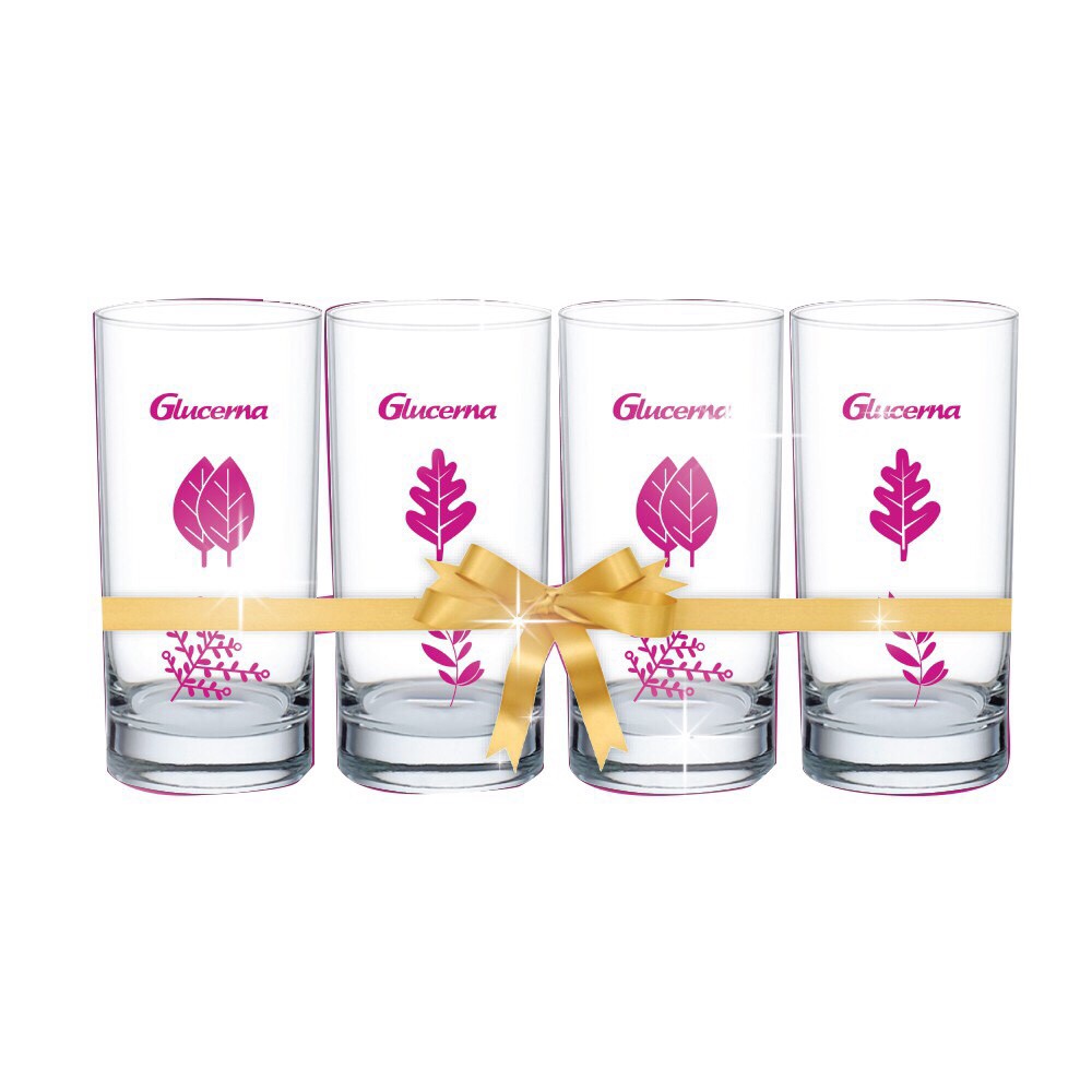 [HCM]BỘ 4 LY THUỶ TINH OCEAN THÁI LAN 300ml quà Glucerna