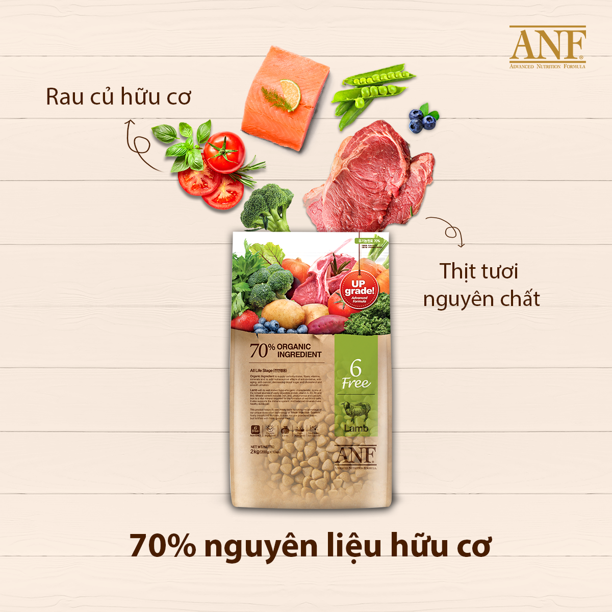 Free ANF 6 dog food 2kg