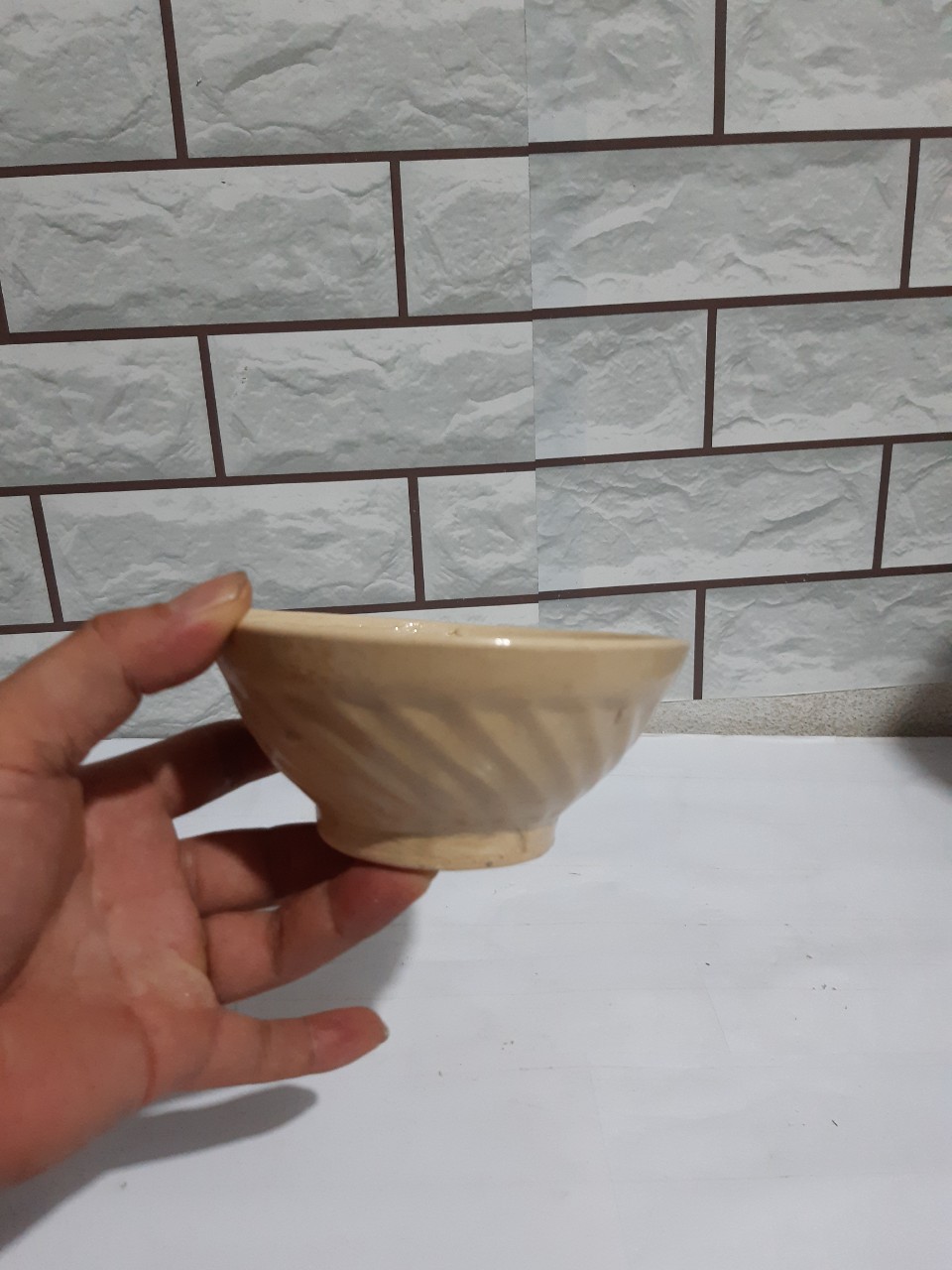 chén kiểu xưa, chén đá 10 cái loại 2