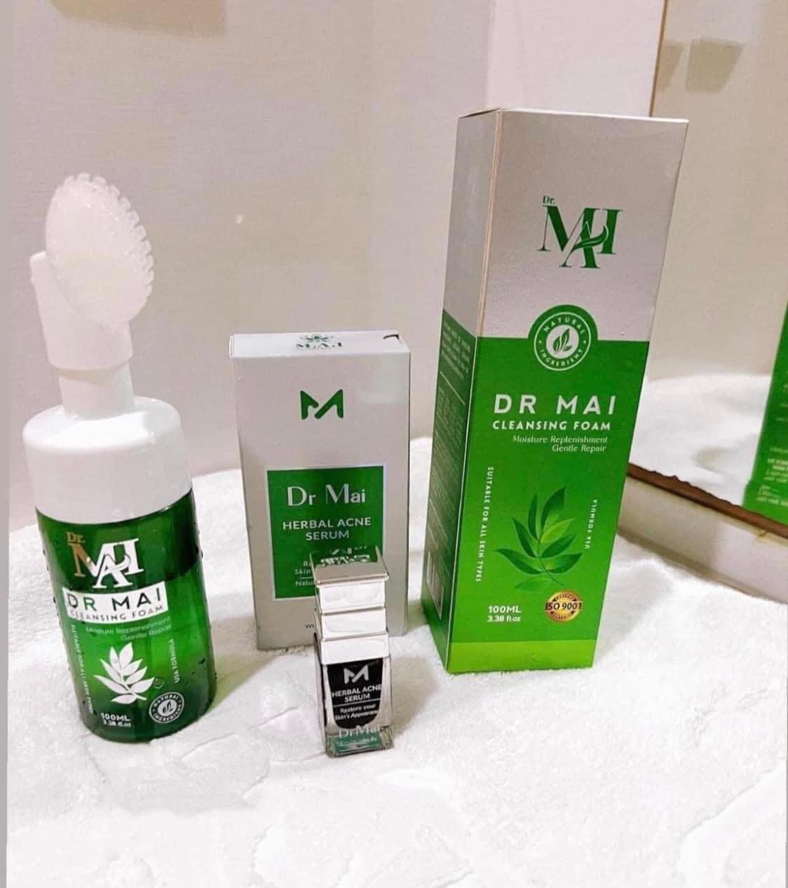 COMPO HẾT MUN DR.MAI SỮA RỬA MẶT + TONER + DR.MAI NGUYÊN CHẤT -TRINGANSHOP