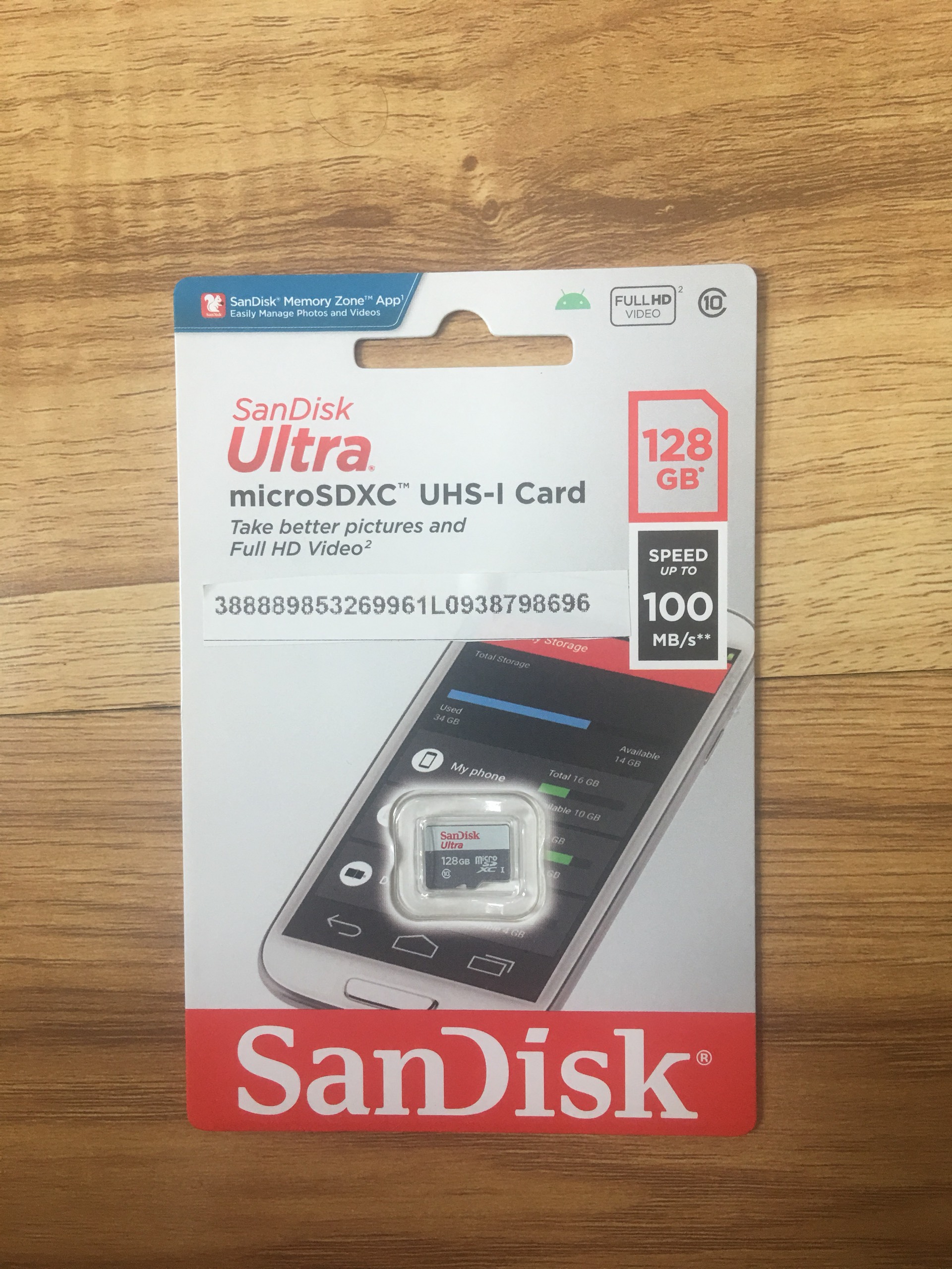 Thẻ Nhớ microSD SanDisk Ultra 128GB UHS-I - 100MB/s