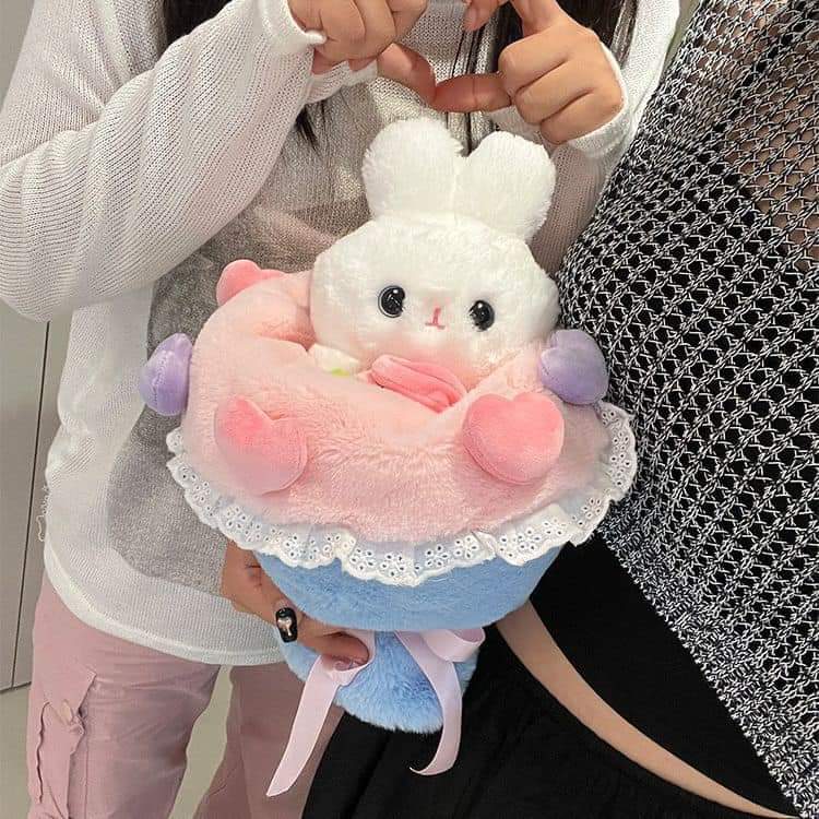 Gấu Bông Thỏ Hoa Xinh Xắn 30cm