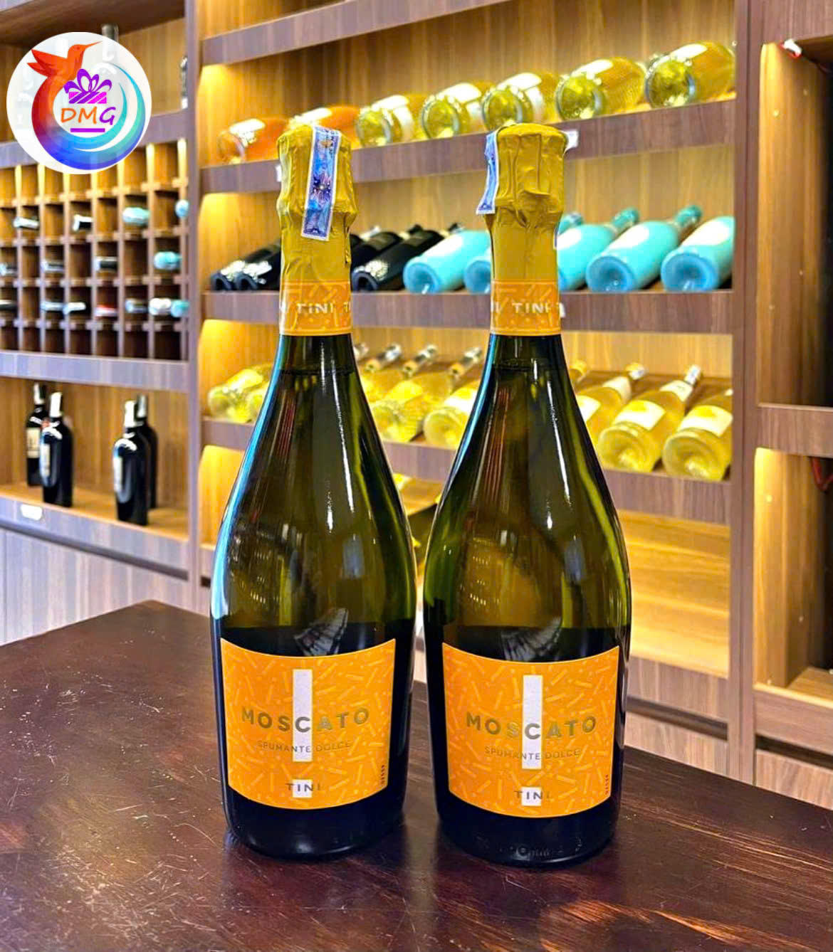 [NHẬP KHẨU] VANG NỔ NGỌT (Ý) TINI MOSCATO – 750ML (7%) – DMG WINE