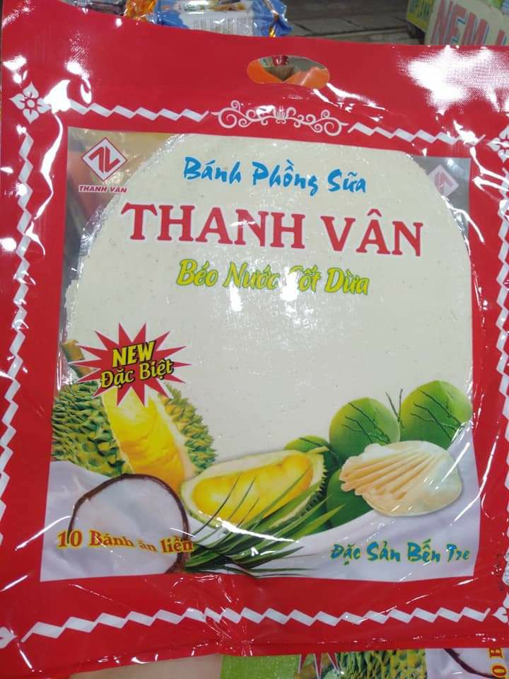 Bánh phồng sữa Bến Tre