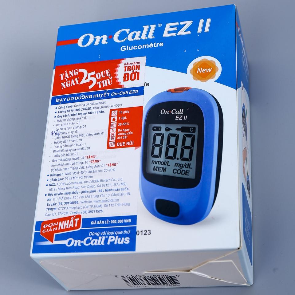 Máy đo đường huyết On Call Plus (On call EZII)- USA