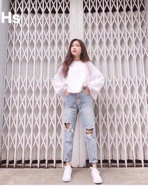 Áo croptop bo tay HSU0719