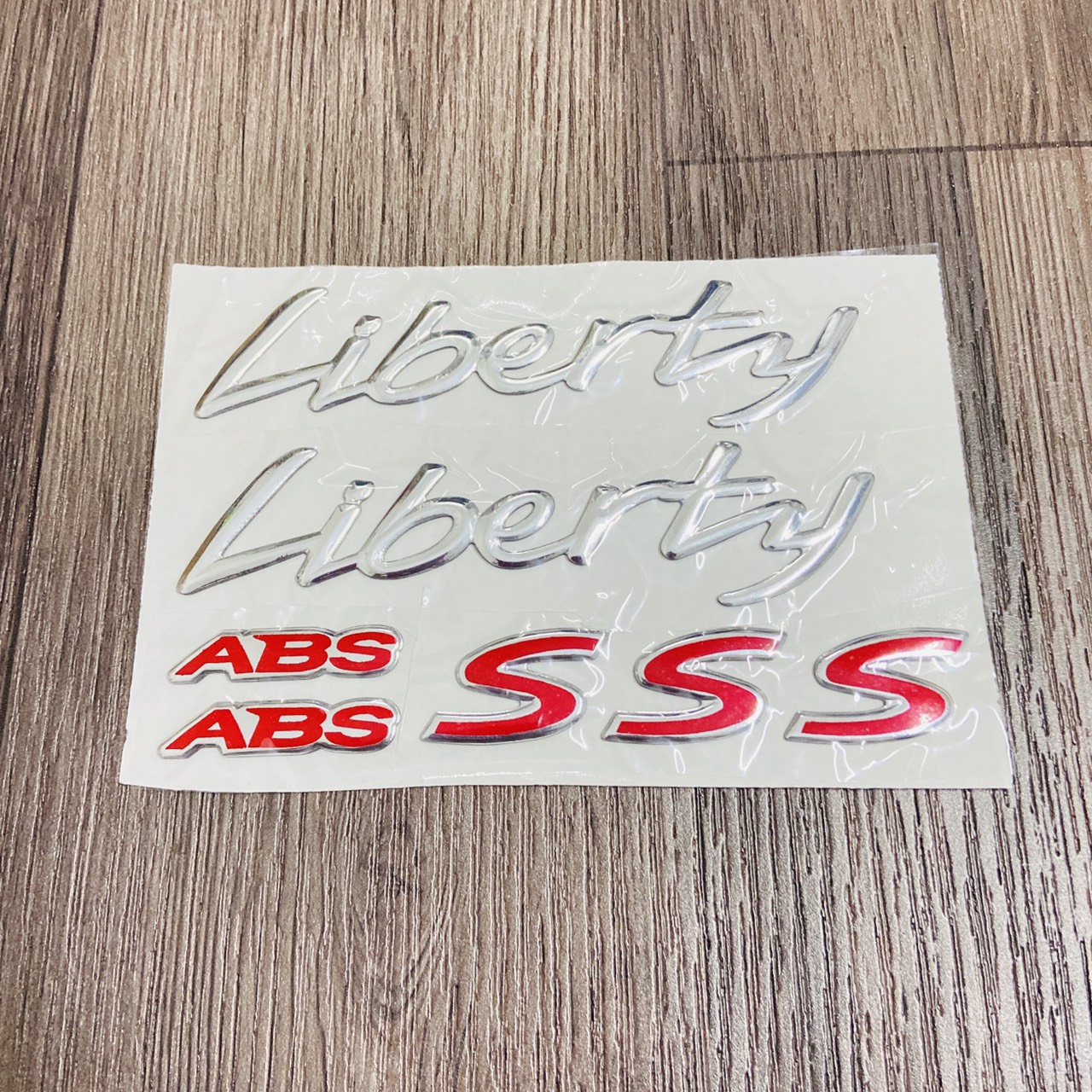Bộ tem chữ dán full xe liberty sss hàng cao cấp