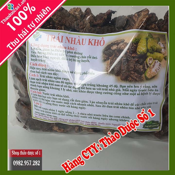 1kg Quả nhàu khô dùng để ngâm rượu