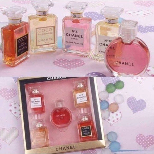 Set Hộp 5 Chai Nước Hoa