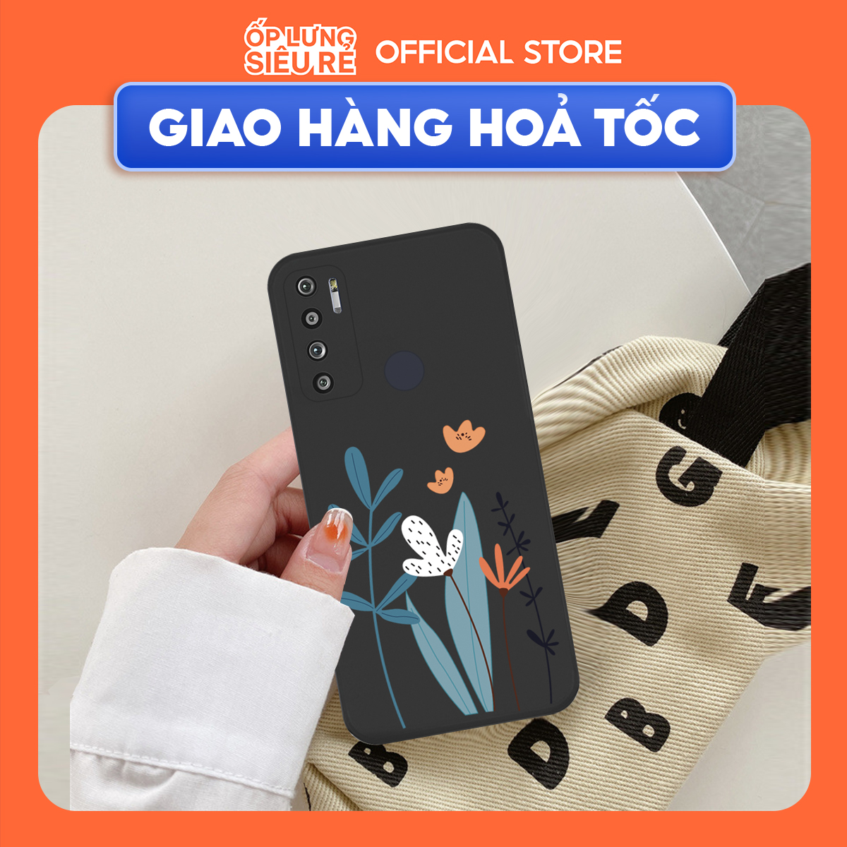 Ốp lưng vsmart joy 3/joy 4/star 3/aris/....dẻo đen in hình hoa trái tim